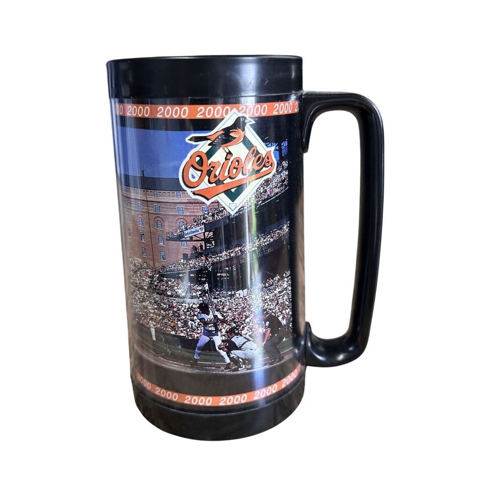 Vintage 2000 Baltimore Orioles Camden Yards Stadium Plastic Mug GC